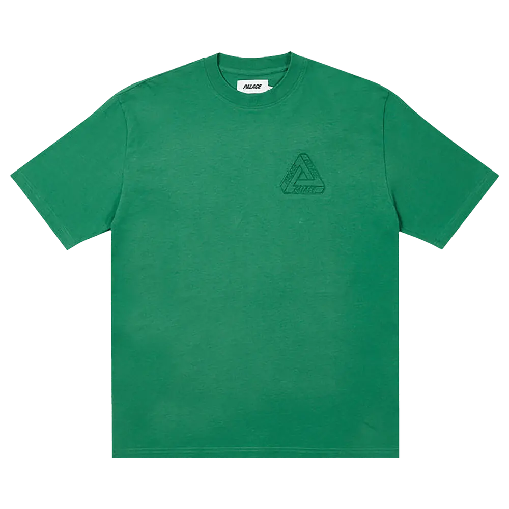Palace Tri-Ferg Embossed T-Shirt 'Green' Spring/Summer 2022