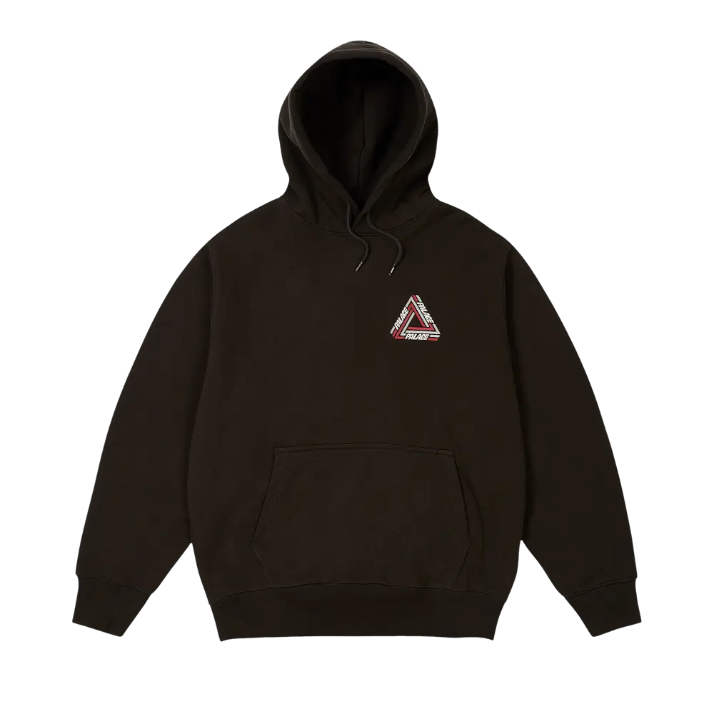 Palace Tri-Line Hood 'Black' Fall/Winter 2024