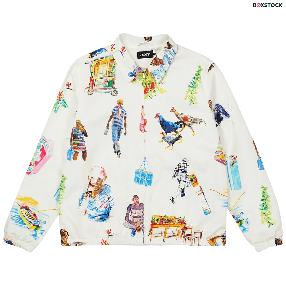 palace Palace Trolley Jacket 'Stone' Multi-Color Spring/Summer 2021