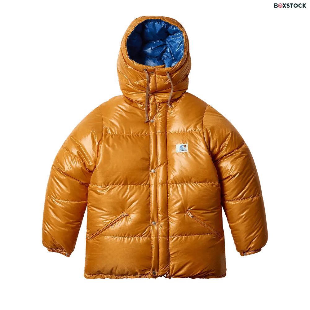 Palace x Beams Plus Expedition Down Jacket 'Orange/Blue' Fall/Winter 2024