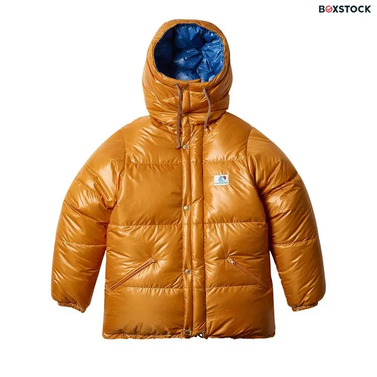 Palace x Beams Plus Expedition Down Jacket 'Orange/Blue' Fall/Winter 2024