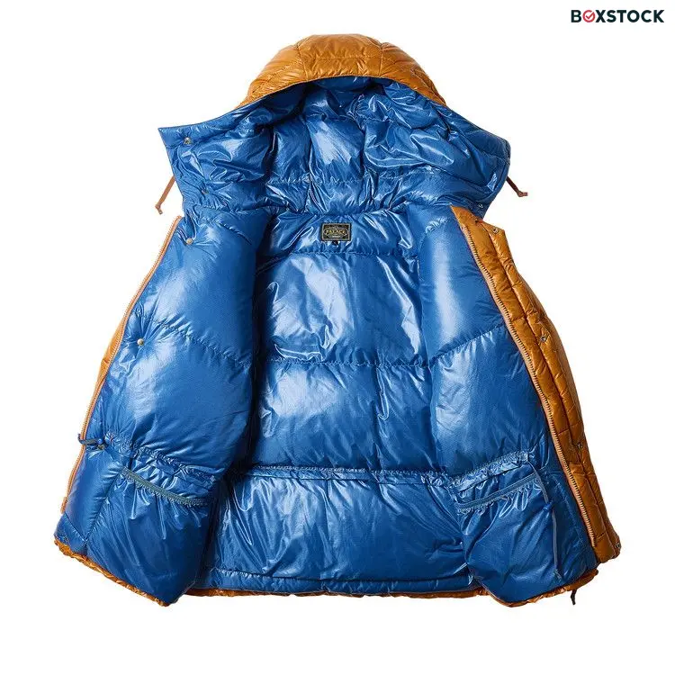 Palace x Beams Plus Expedition Down Jacket 'Orange/Blue' Fall/Winter 2024