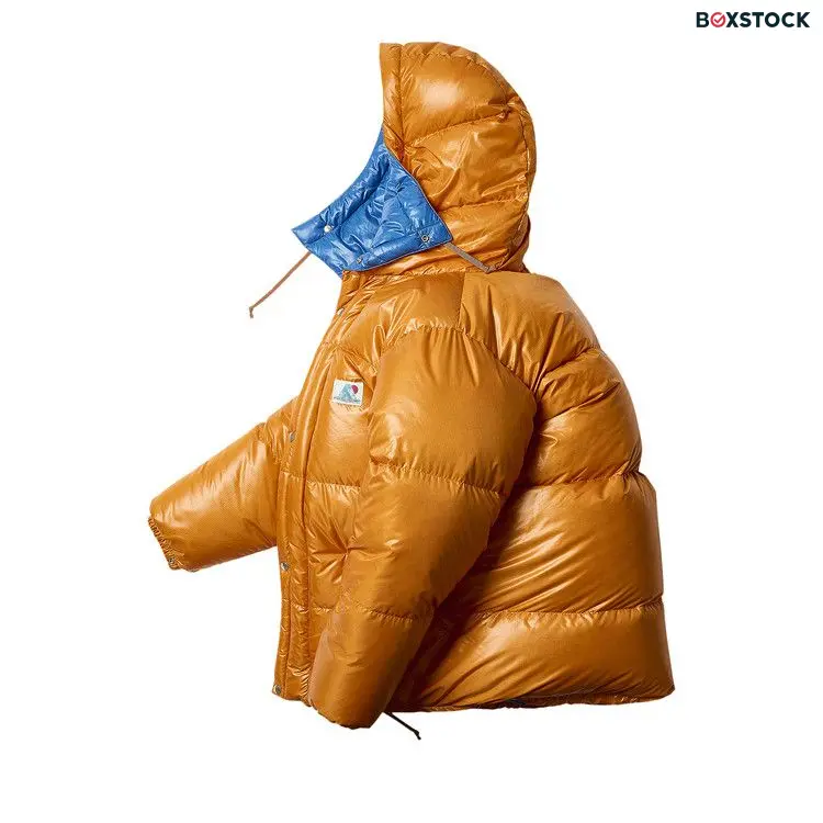 Palace x Beams Plus Expedition Down Jacket 'Orange/Blue' Fall/Winter 2024