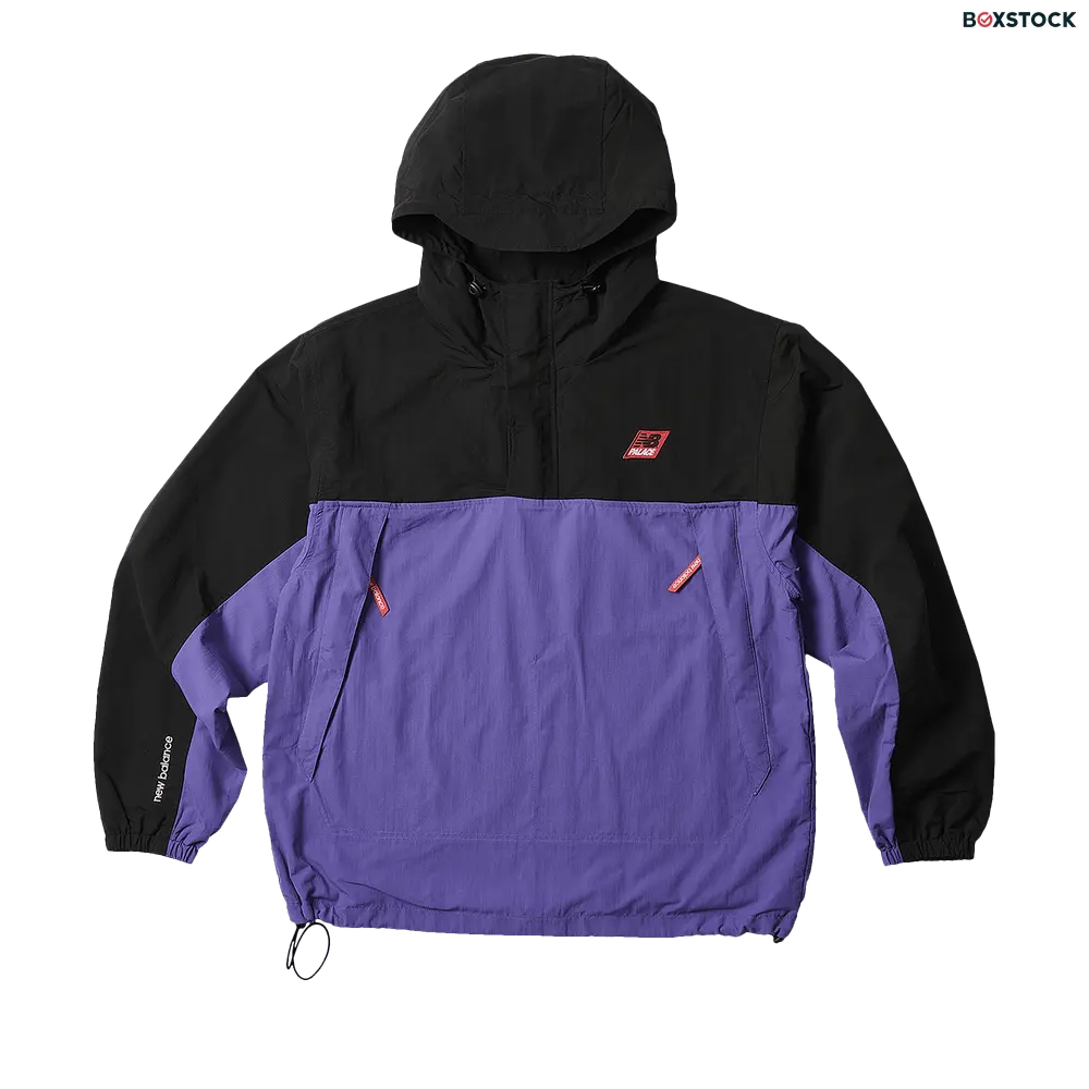 palace Palace x New Balance Pop Over Shell Jacket 'Black/Purple' Multi-Color Spring/Summer 2023