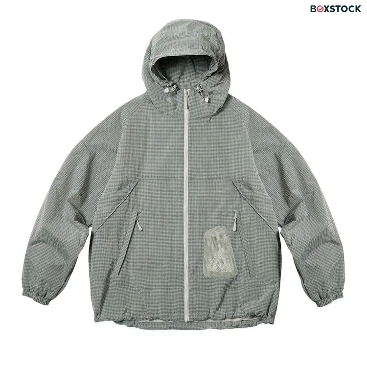 Palace Y-Ripstop Shell Jacket 'Steel Grey'