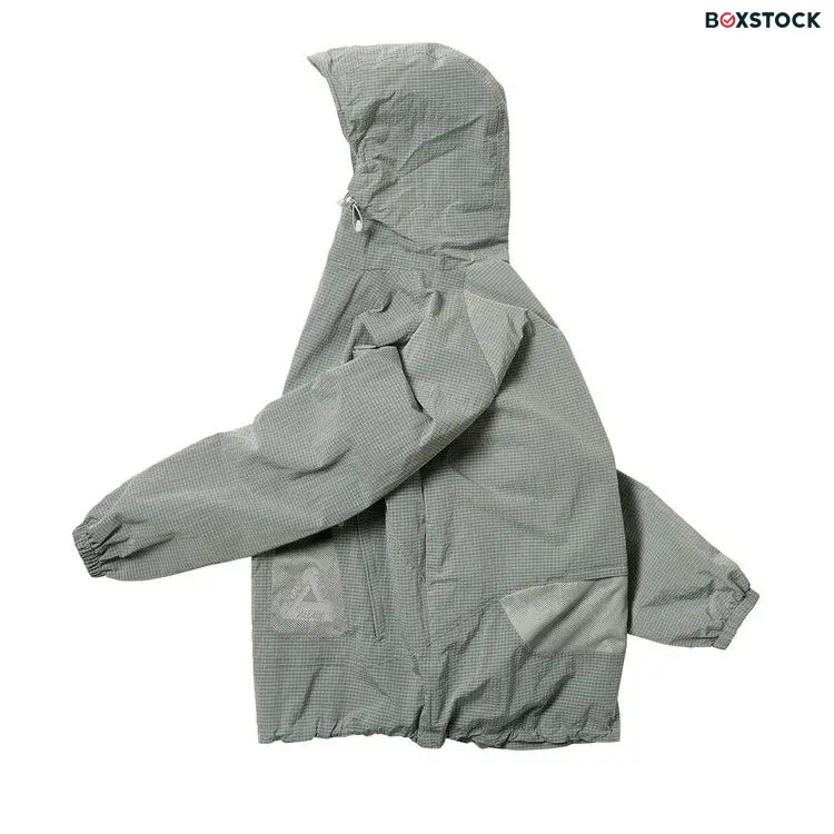 Palace Y-Ripstop Shell Jacket 'Steel Grey'