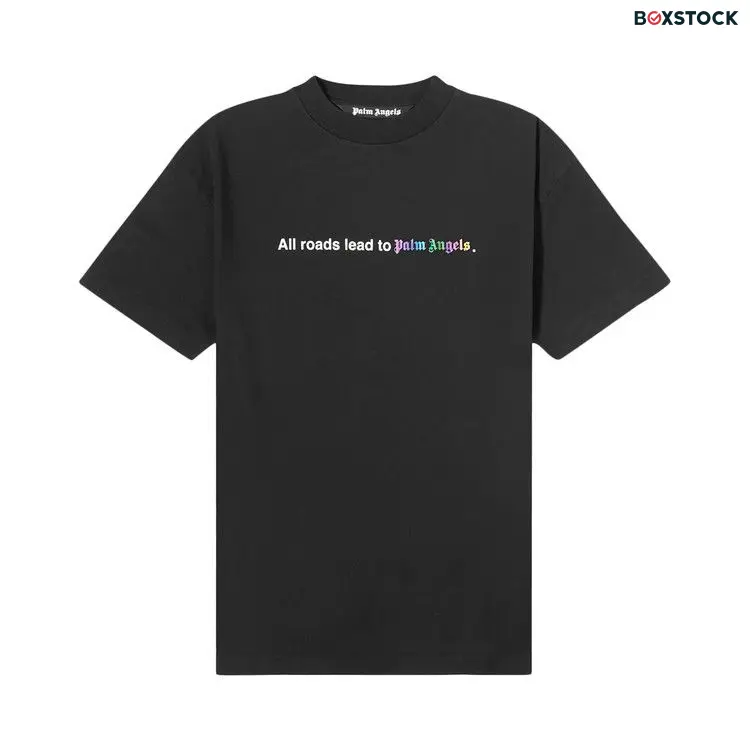 Palm Angels All Roads Classic T-Shirt 'Black' Fall/Winter 2023