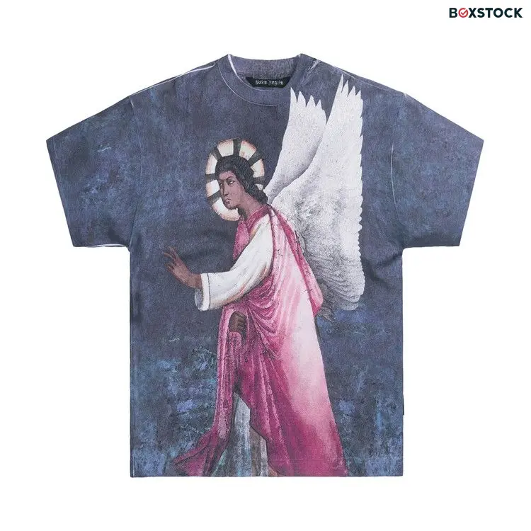 Palm Angels Angel Loose Tee 'White/Multicolor' Spring/Summer 2021