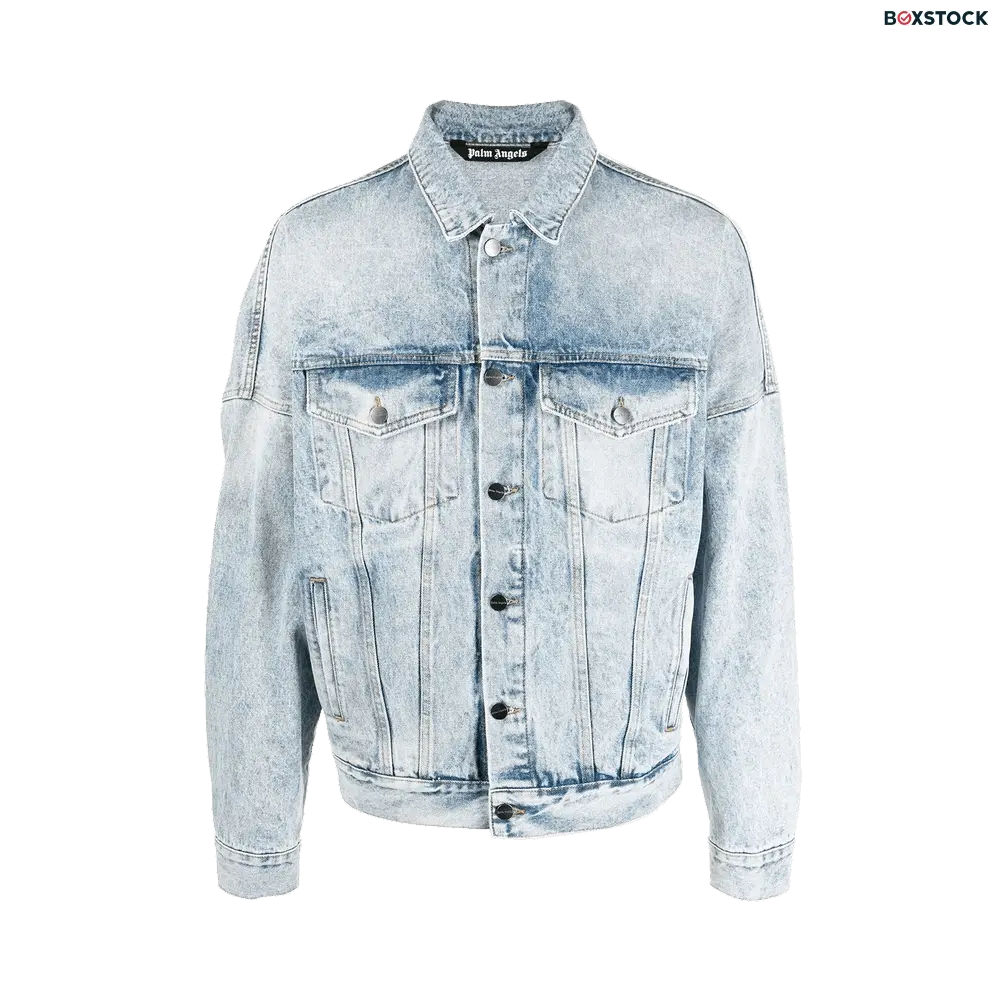 Palm Angels Back Logo Denim...