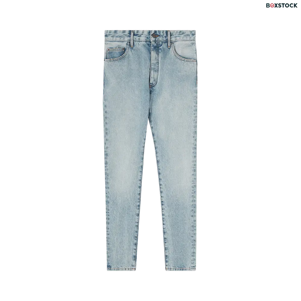 Palm Angels Back Logo Denim 'Light Blue' Spring/Summer 2022