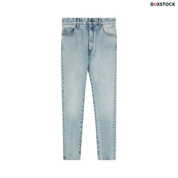 Palm Angels Back Logo Denim 'Light Blue' Spring/Summer 2022