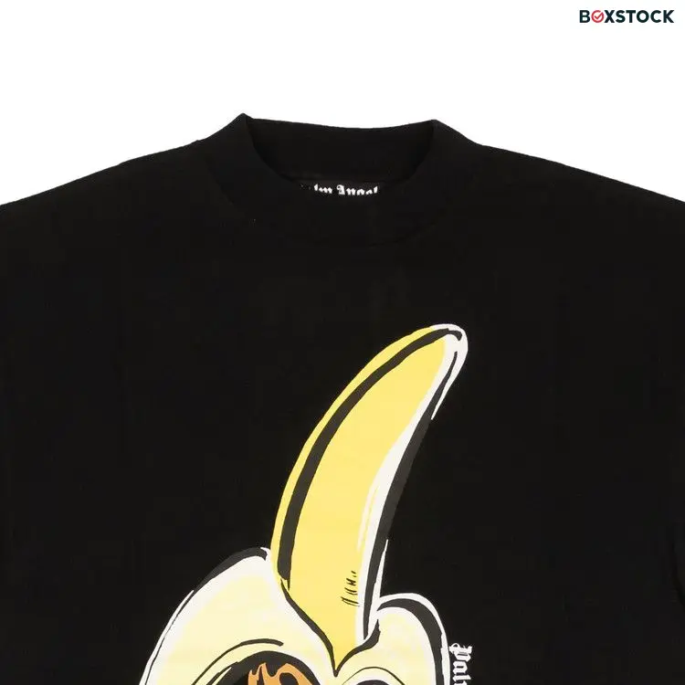 Palm Angels Banana Classic Tee 'Black/Yellow' Fall/Winter 2022