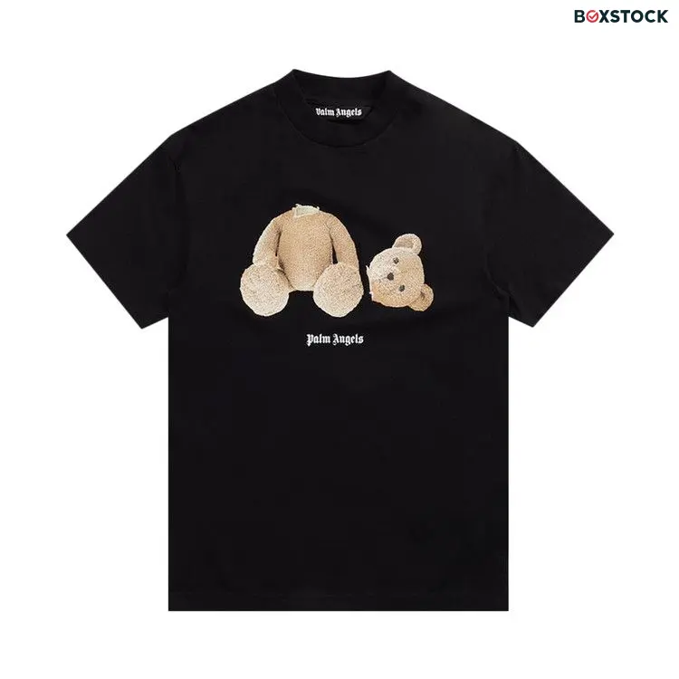Palm Angels Bear Classic Tee 'Black/Brown' Spring/Summer 2023