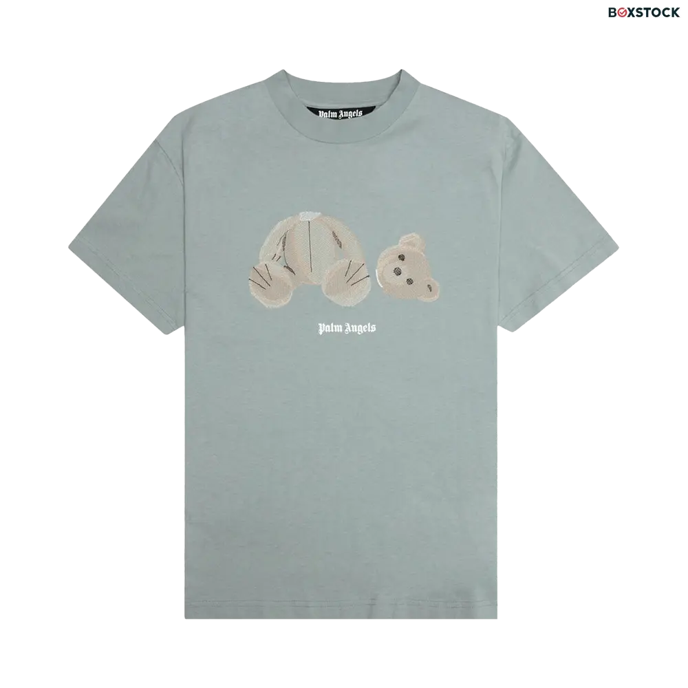 palm angels Palm Angels Bear Classic Tee 'Grey/Brown' Spring/Summer 2022