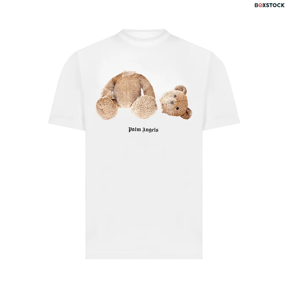 Palm Angels Bear Classic Tee 'White/Brown' Spring/Summer 2021
