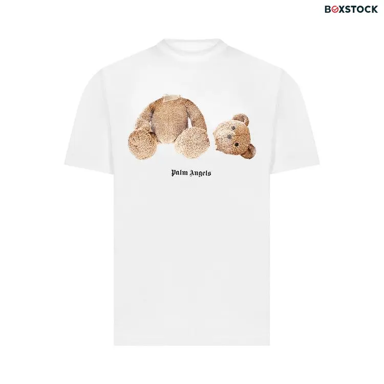 Palm Angels Bear Classic Tee 'White/Brown' Spring/Summer 2021
