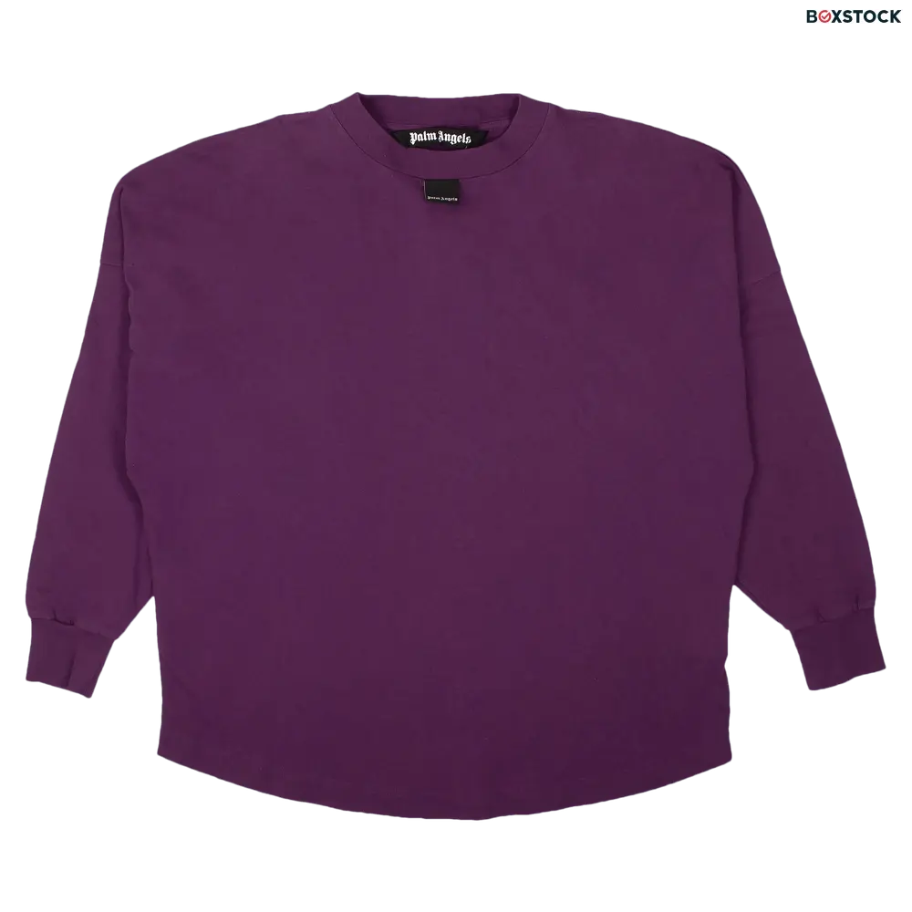 Palm Angels Blurry Logo Over Tee 'Purple/Black' Fall/Winter 2021