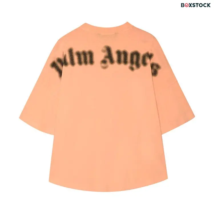 Palm Angels Blurred Logo Over Tee 'Orange' Fall/Winter 2021