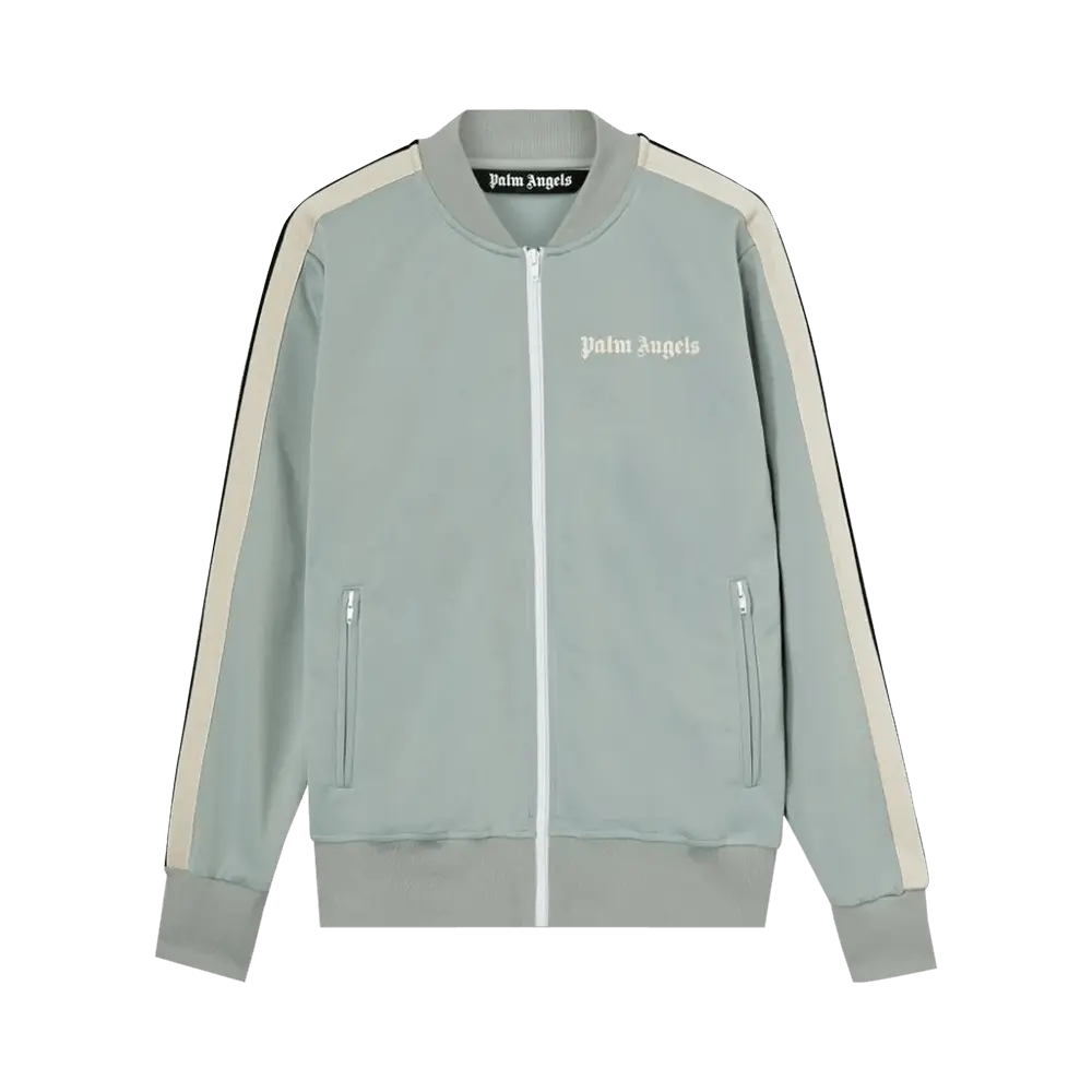Palm Angels Bomber Track Jacket 'Grey/Off White' Spring/Summer 2022