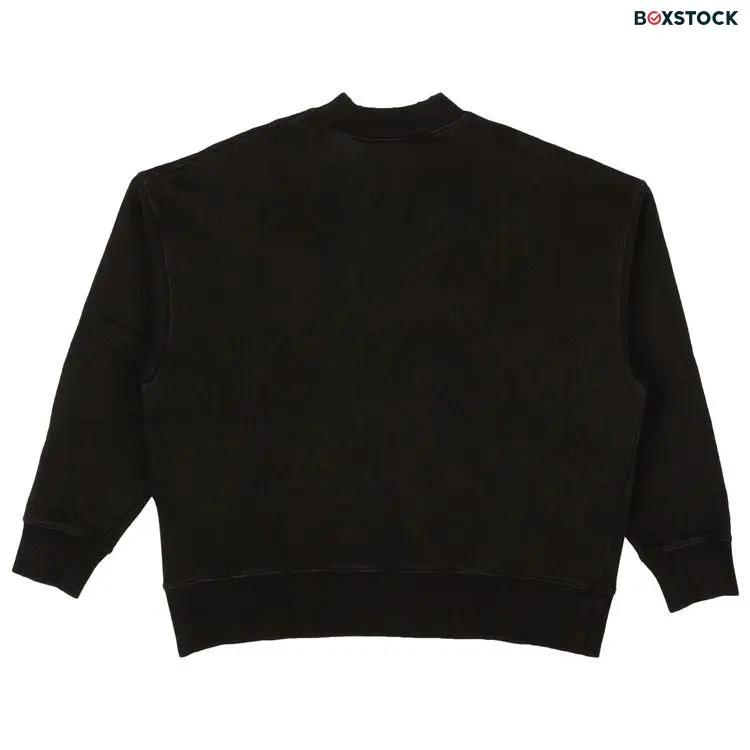 Palm Angels Burning Logo Crewneck 'Black/White' Fall/Winter 2022