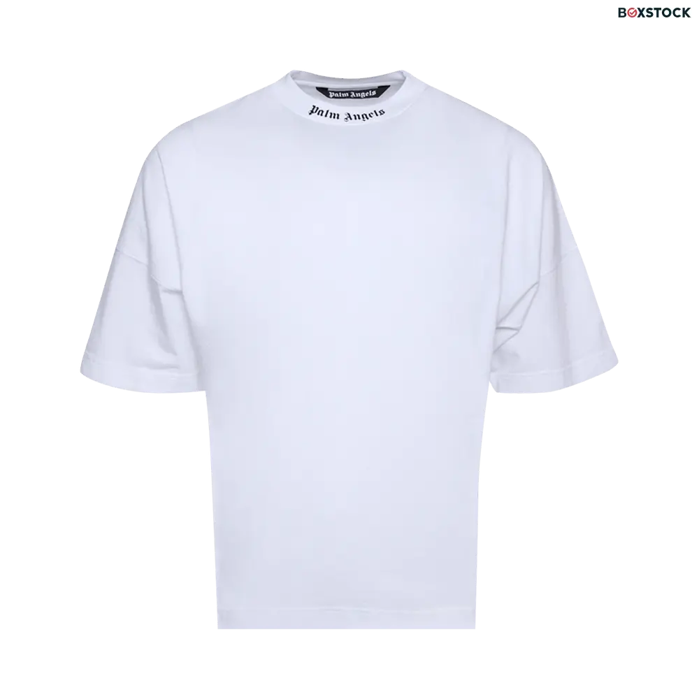 Palm Angels Classic Logo Over Tee 'White/Black' Spring/Summer 2023