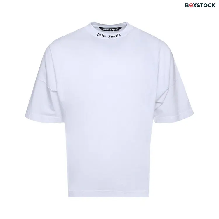 Palm Angels Classic Logo Over Tee 'White/Black' Spring/Summer 2023
