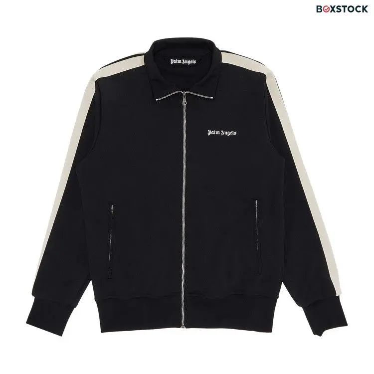 Palm Angels Classic Logo Track Jacket 'Black' Spring/Summer 2024