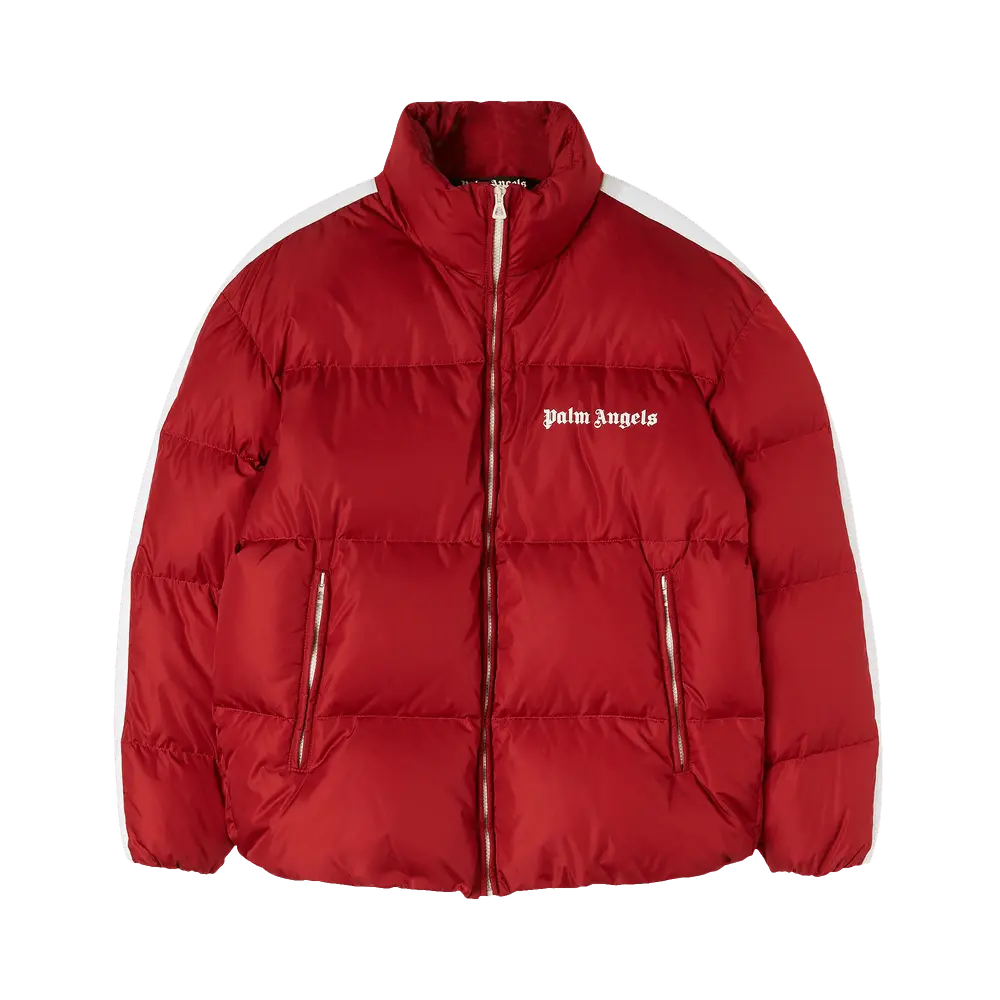 Palm Angels Classic Track Down Jacket 'Red/White' Fall/Winter 2022