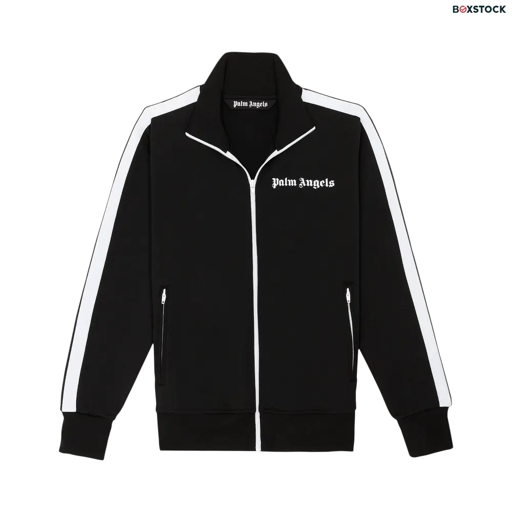 Palm Angels Classic Track Jacket 'Black/White' Spring/Summer 2022