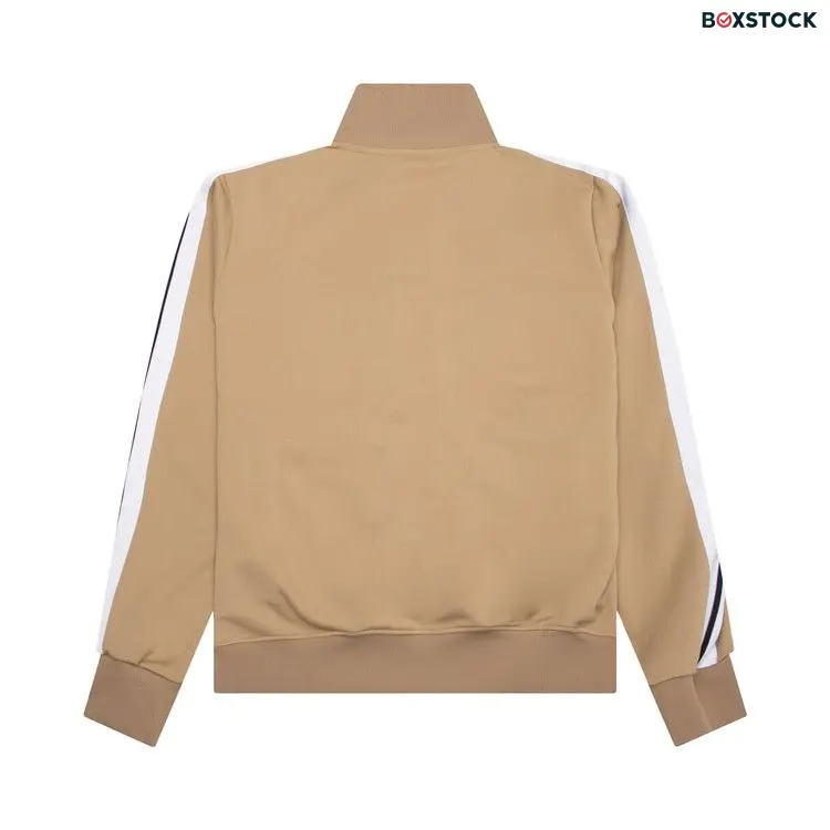 Palm Angels Classic Track Jacket 'Beige/White' Tan Spring/Summer 2023