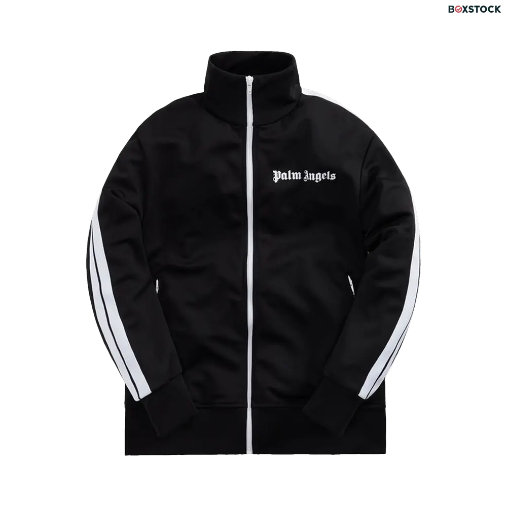 Palm Angels Classic Track Jacket 'Black/White' Spring/Summer 2023