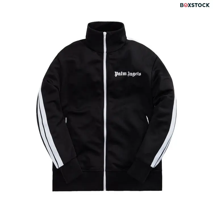 Palm Angels Classic Track Jacket 'Black/White' Spring/Summer 2023