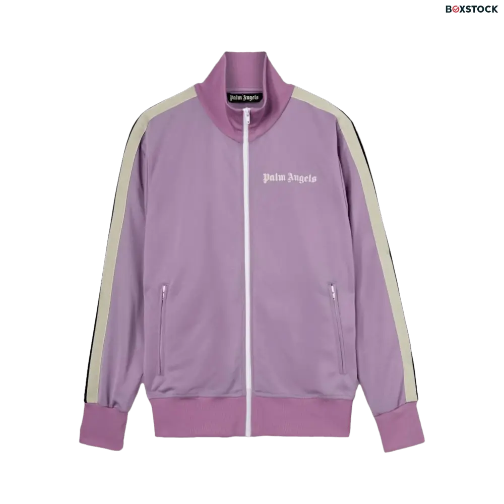 Palm Angels Classic Track Jacket 'Lilac/Off White' Purple Spring/Summer 2022