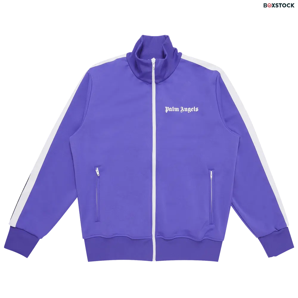 Palm Angels Classic Track Jacket 'Purple/White' Spring/Summer 2022