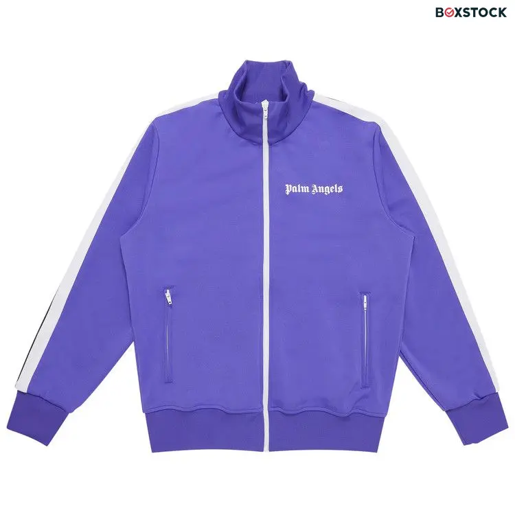 Palm Angels Classic Track Jacket 'Purple/White' Spring/Summer 2022