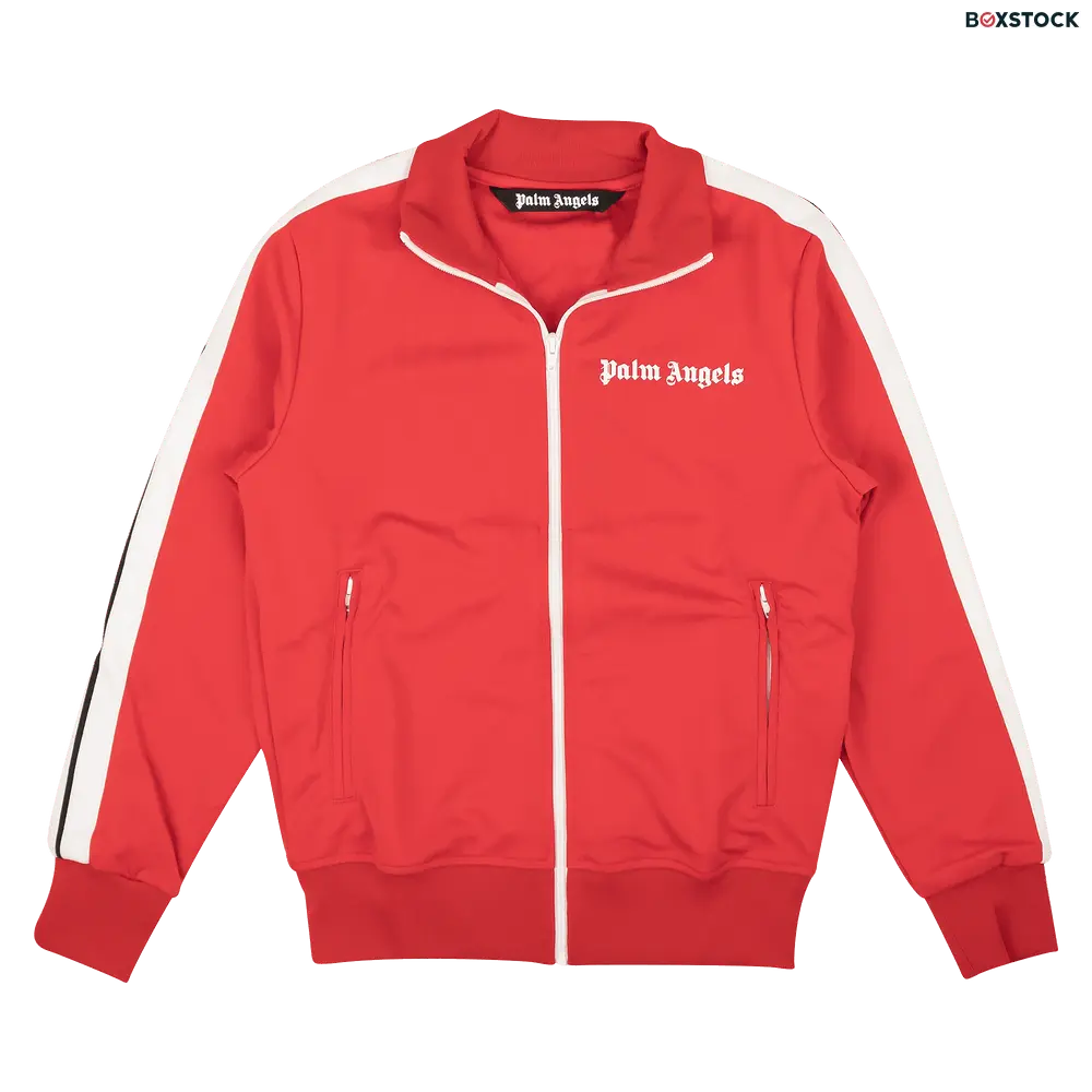 Palm Angels Classic Track Jacket 'Red/White' Spring/Summer 2022