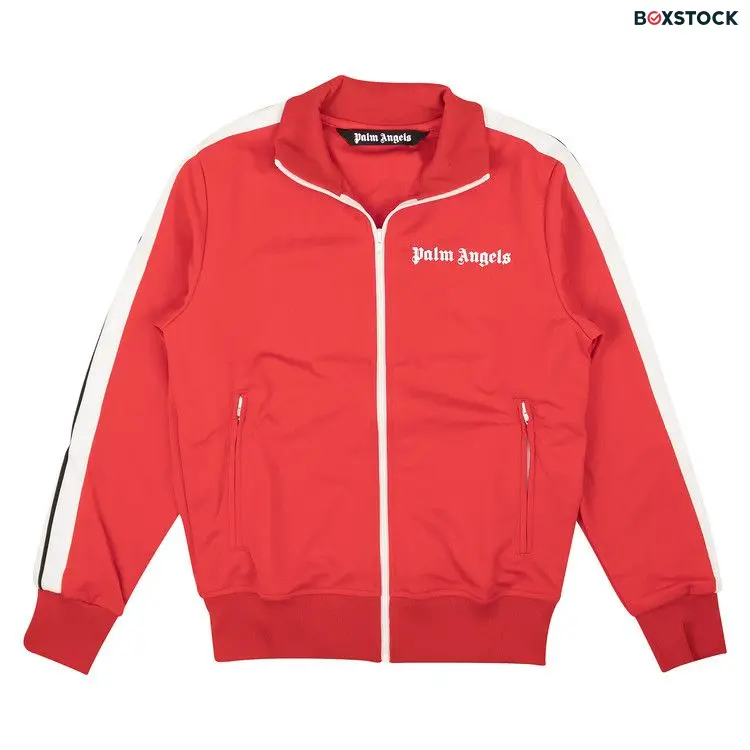 Palm Angels Classic Track Jacket 'Red/White' Spring/Summer 2022