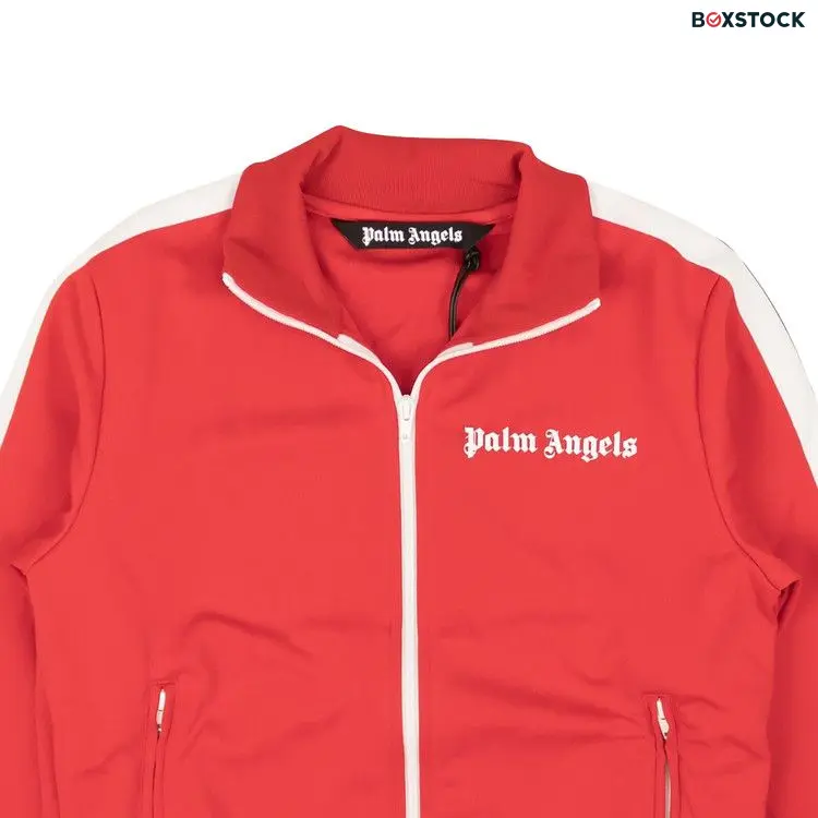 Palm Angels Classic Track Jacket 'Red/White' Spring/Summer 2022
