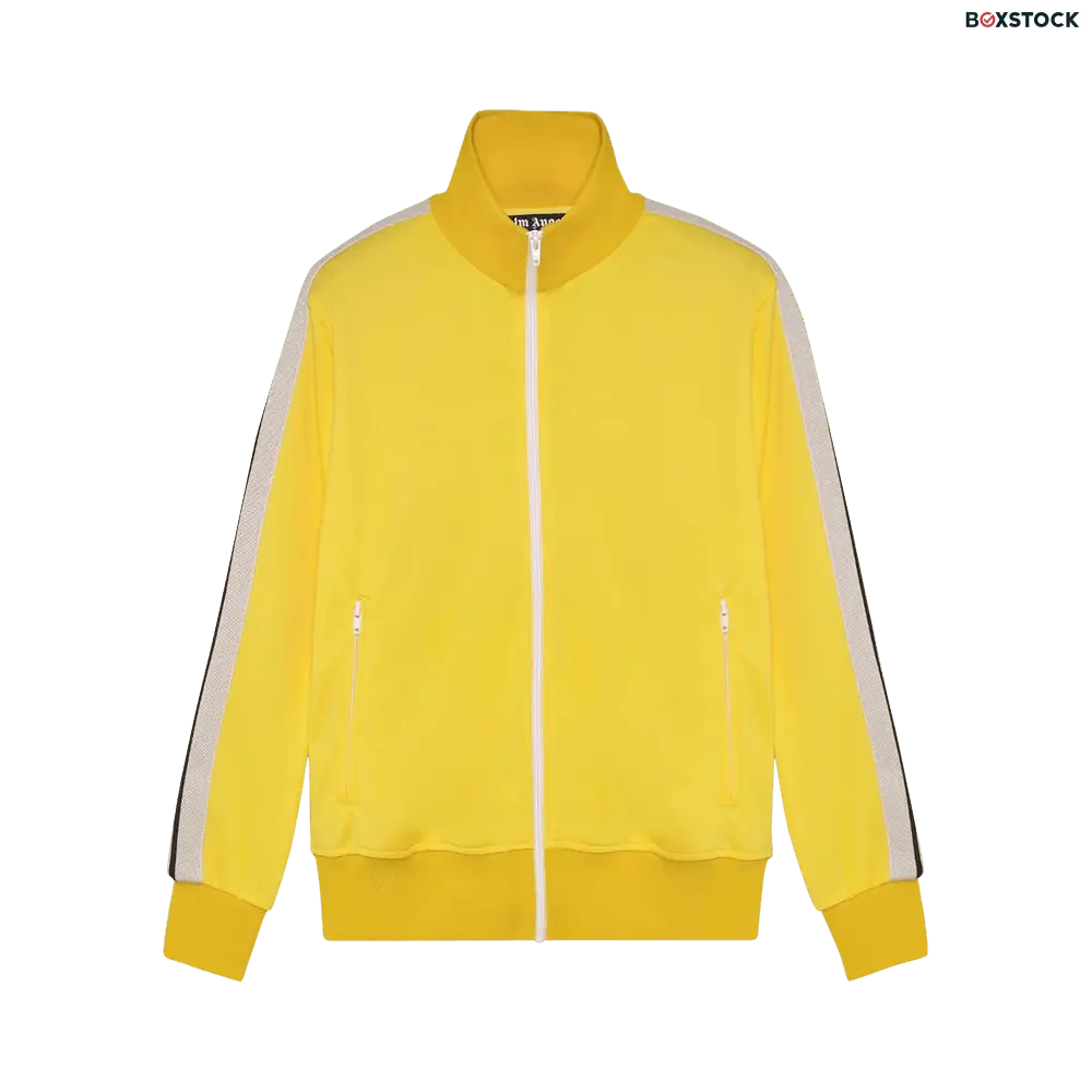 Palm Angels Classic Track Jacket 'Yellow/White' Fall/Winter 2021