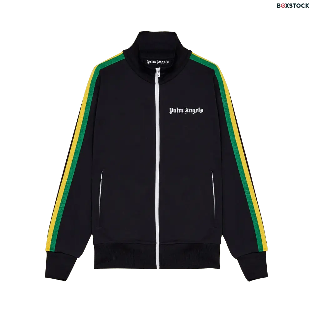 Palm Angels Exodus Classic Track Jacket 'Black/White' Spring/Summer 2021