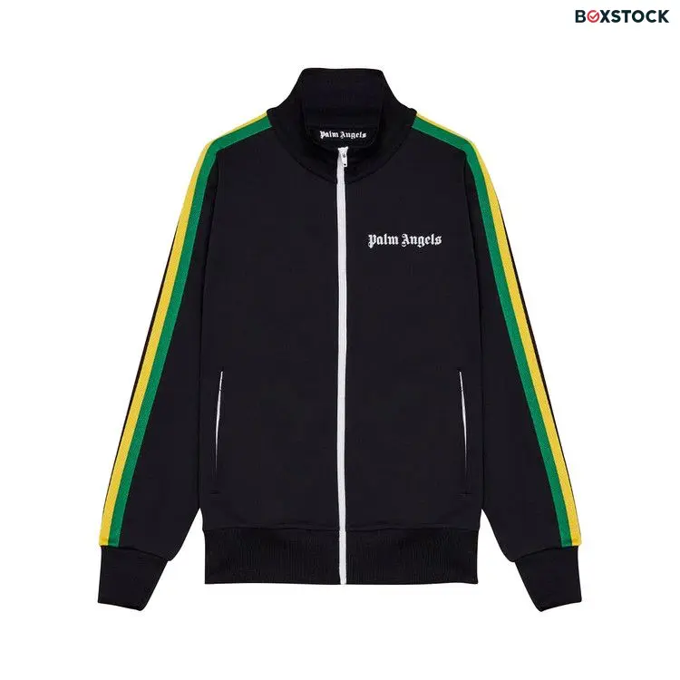 Palm Angels Exodus Classic Track Jacket 'Black/White' Spring/Summer 2021