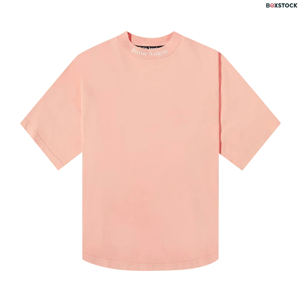 Palm Angels GD Classic Logo Over Tee 'Salmon Fluo' Pink Spring/Summer 2022