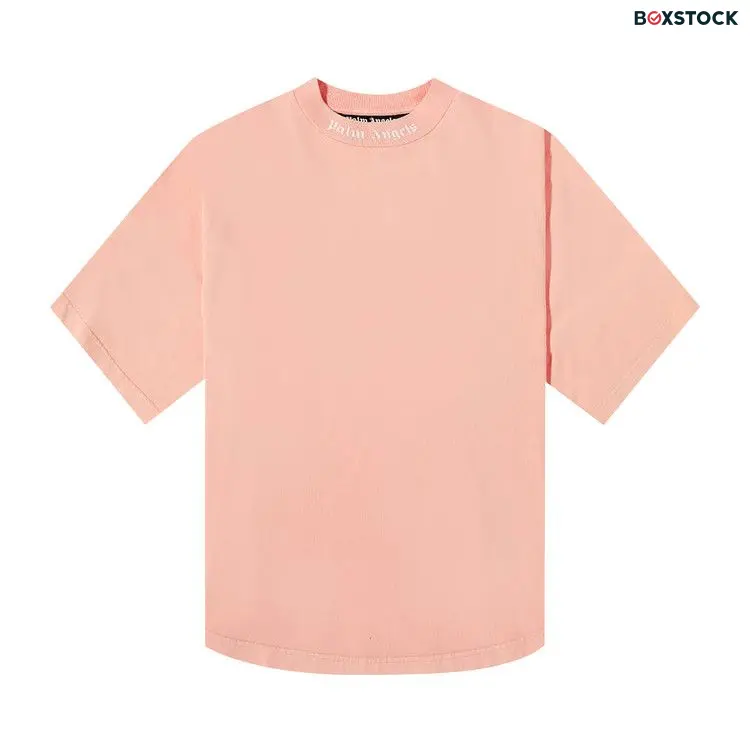 Palm Angels GD Classic Logo Over Tee 'Salmon Fluo' Pink Spring/Summer 2022