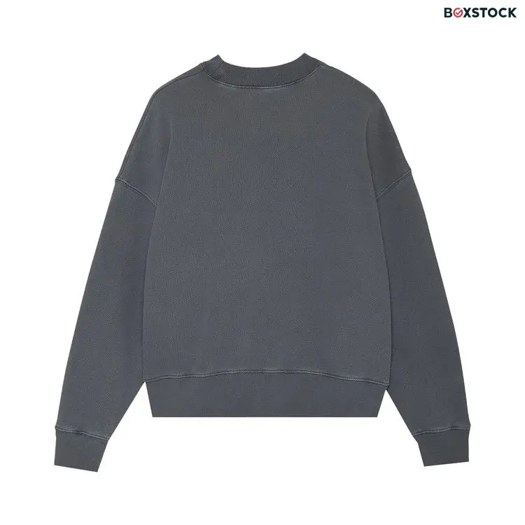 Palm Angels GD Curved Logo Crew 'Black/White' Fall/Winter 2021