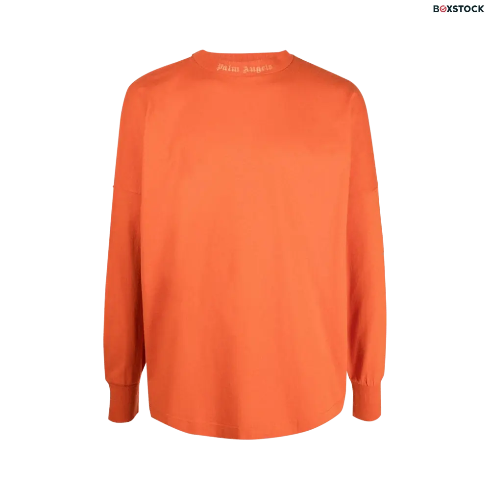 Palm Angels Glitter Classic Lg Over T Long-Sleeve 'Brick/Red' Fall/Winter 2022