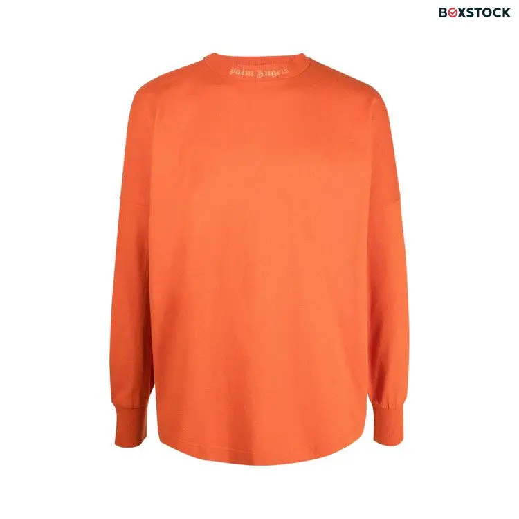 Palm Angels Glitter Classic Lg Over T Long-Sleeve 'Brick/Red' Fall/Winter 2022