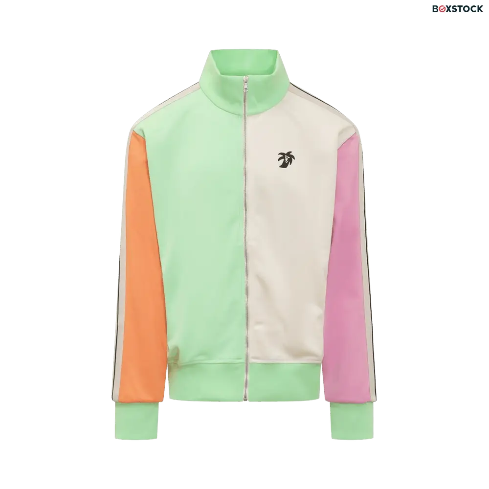 Palm Angels Hunter Colorblock Track Jacket 'Light Green' Fall/Winter 2023