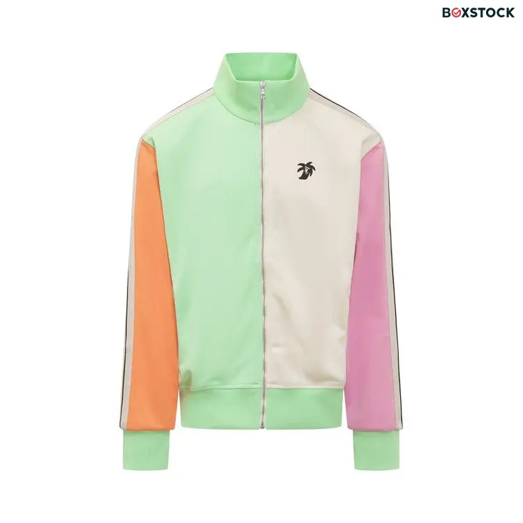 Palm Angels Hunter Colorblock Track Jacket 'Light Green' Fall/Winter 2023