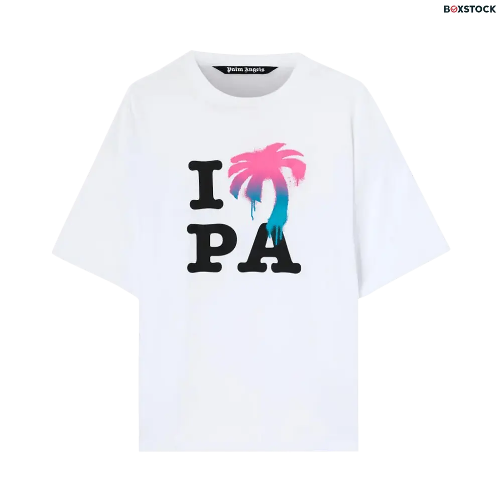 Palm Angels I Love PA Classic T-Shirt 'White' Spring/Summer 2023