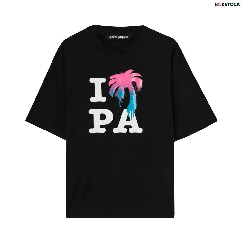 Palm Angels I Love PA Classic T-Shirt 'Black' Spring/Summer 2023